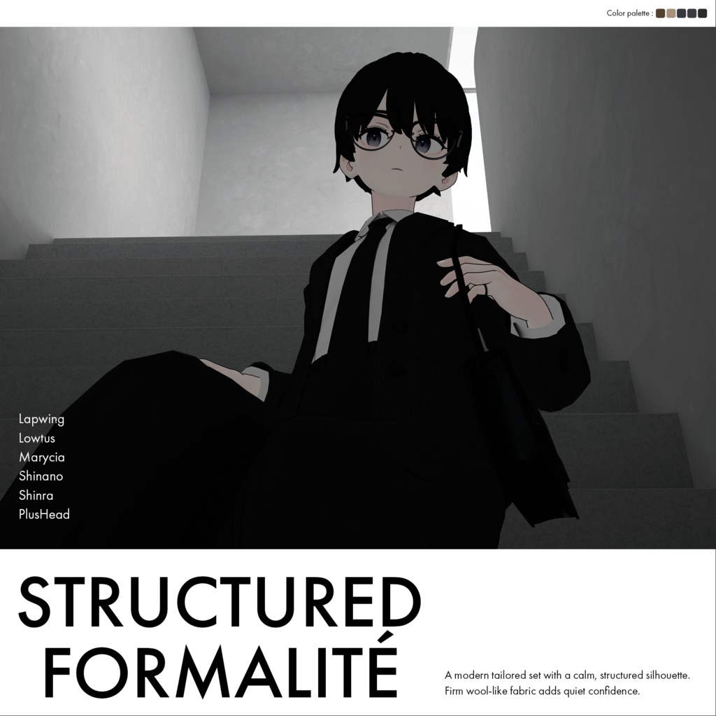 【7アバター対応】Structured Formalité #0013