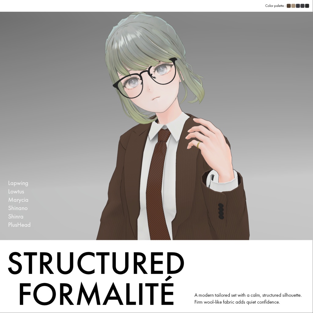 【6アバター対応】Structured Formalité #0013