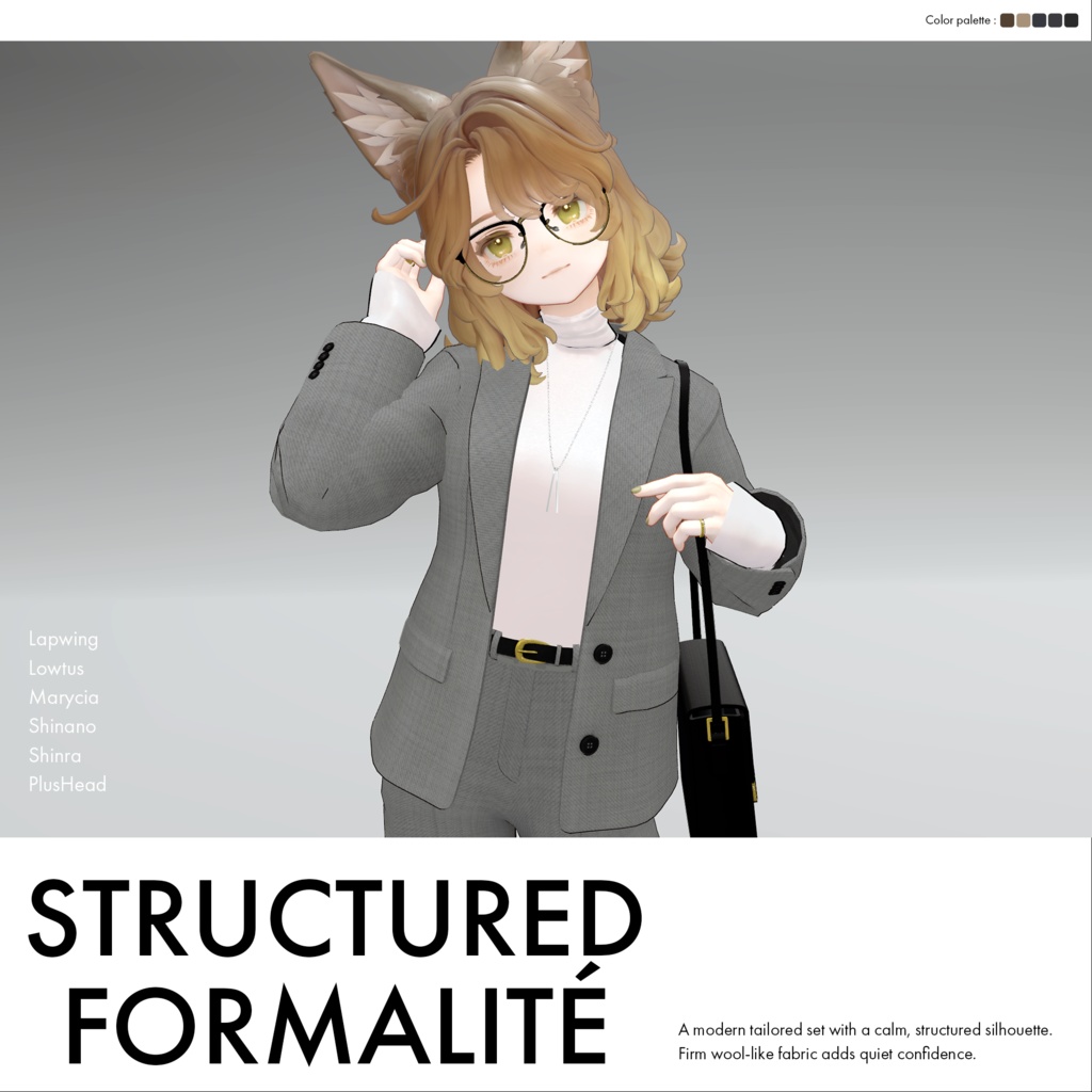 【6アバター対応】Structured Formalité #0013