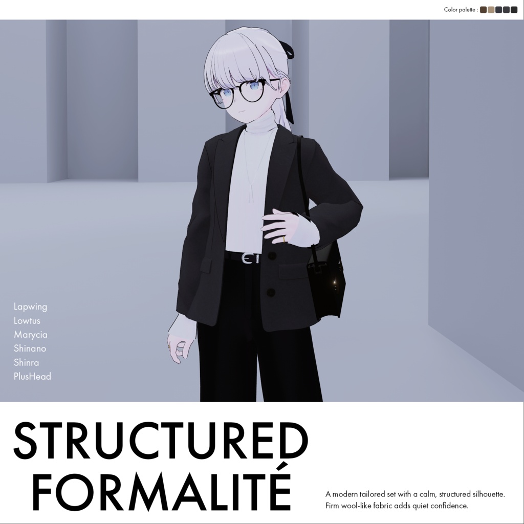【6アバター対応】Structured Formalité #0013