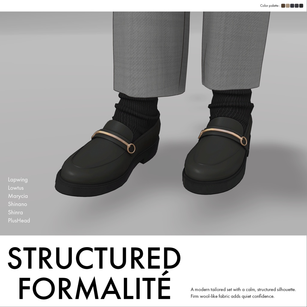 【6アバター対応】Structured Formalité #0013