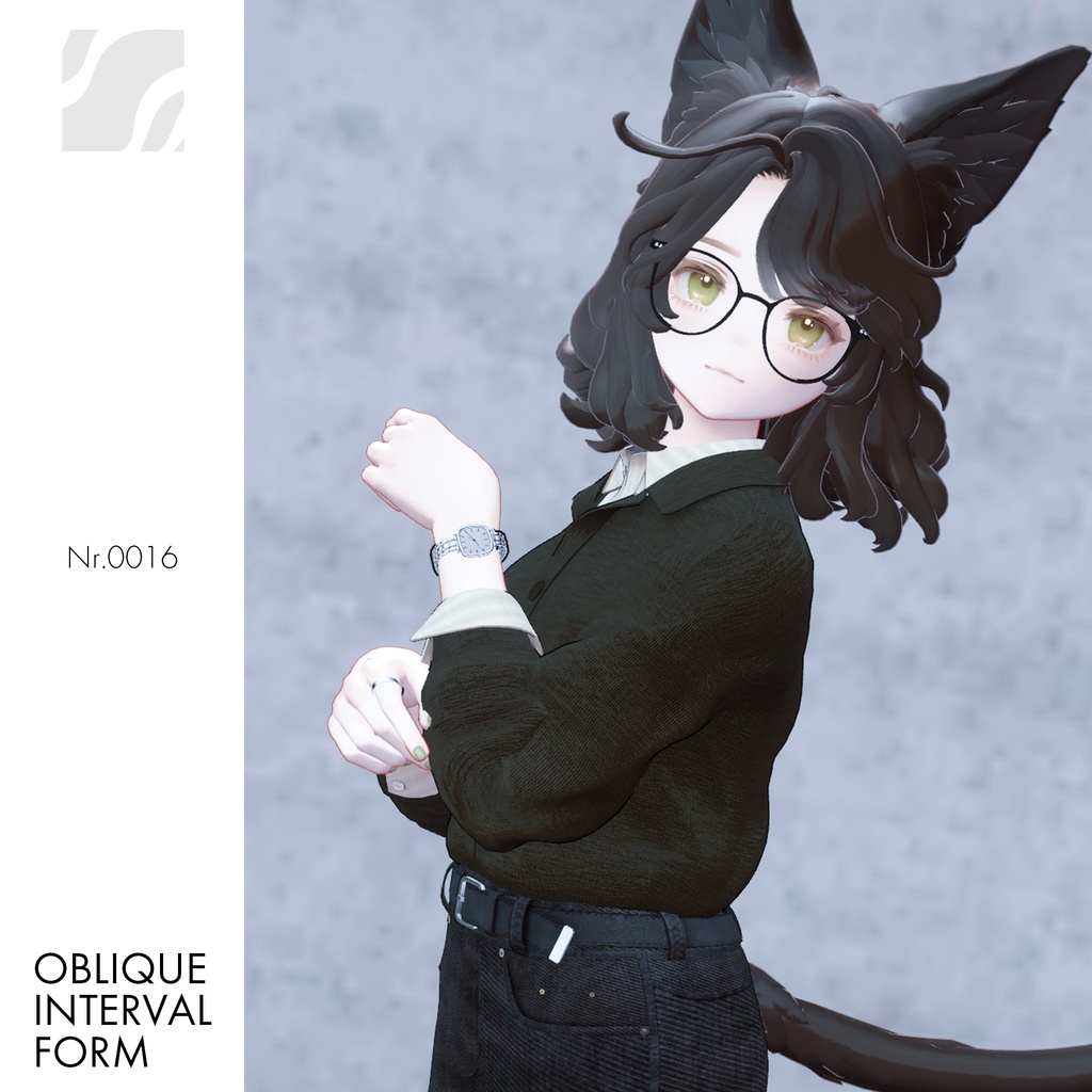 【複数アバター対応】Oblique Interval Form #0016