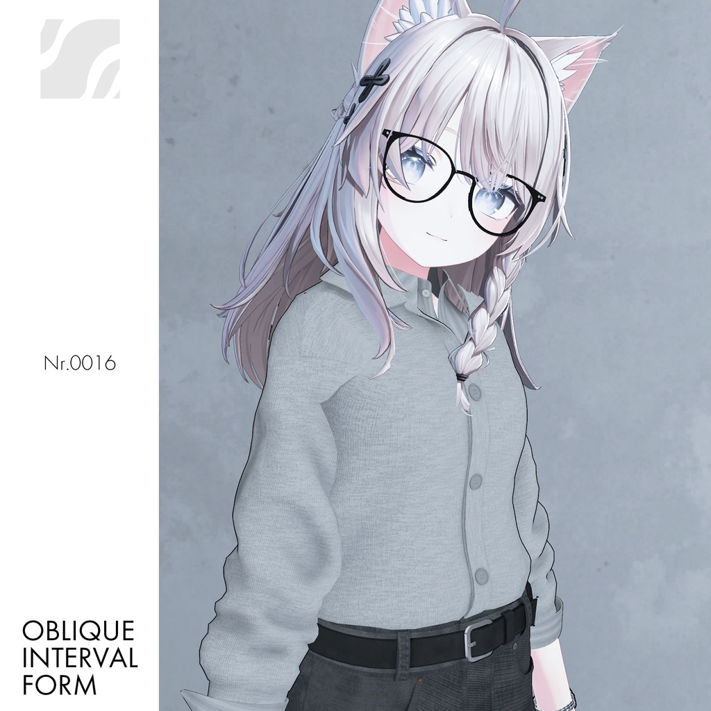 【複数アバター対応】Oblique Interval Form #0016