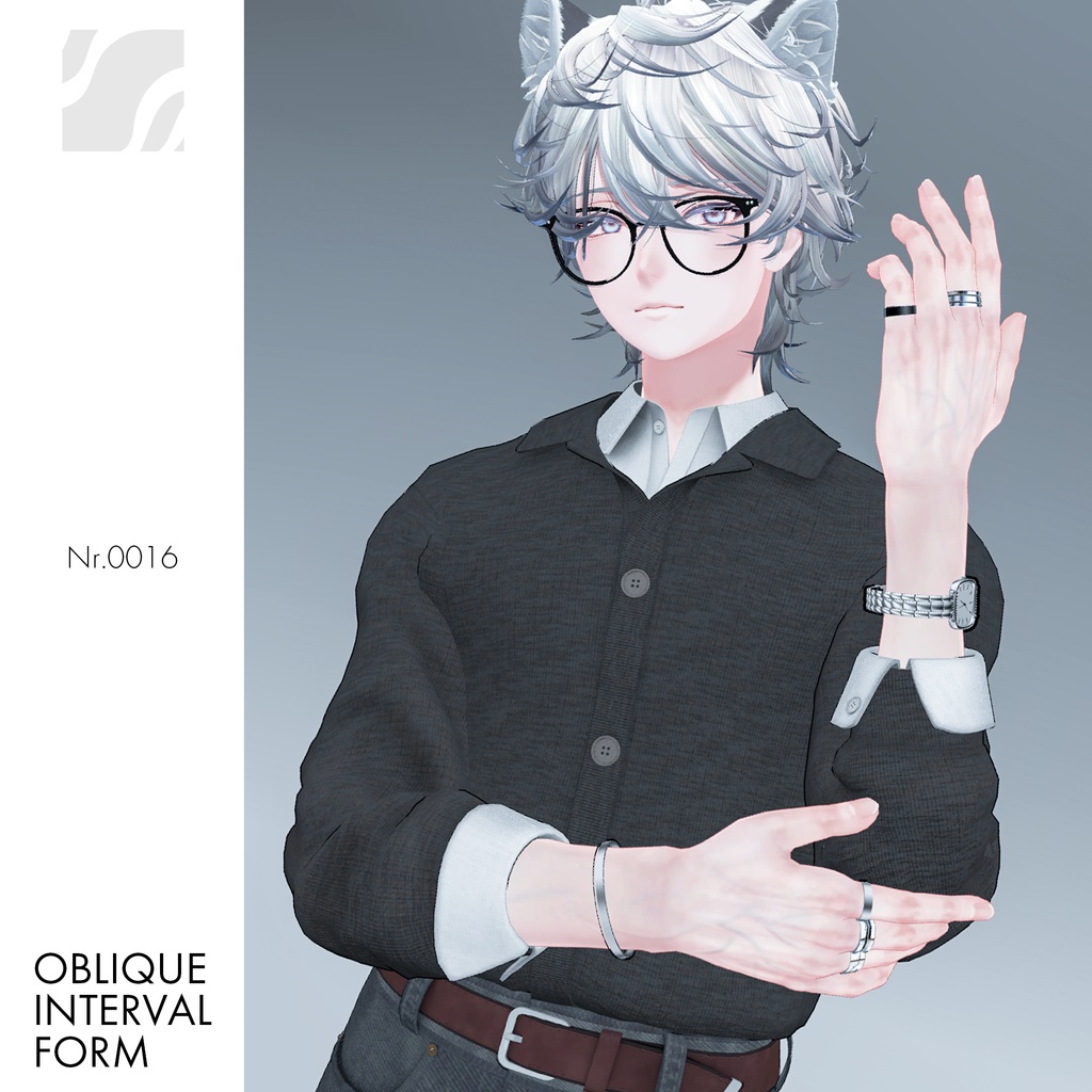 【複数アバター対応】Oblique Interval Form #0016