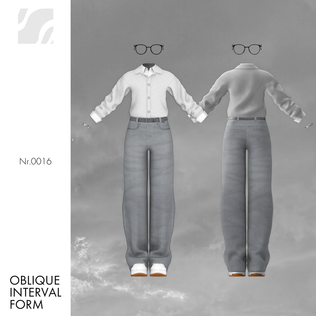 【複数アバター対応】Oblique Interval Form #0016