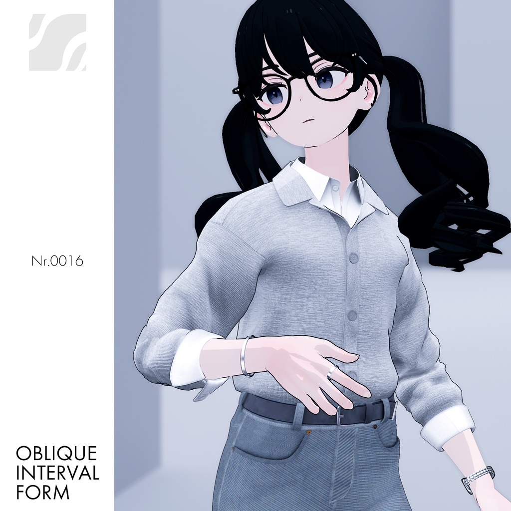 【複数アバター対応】Oblique Interval Form #0016