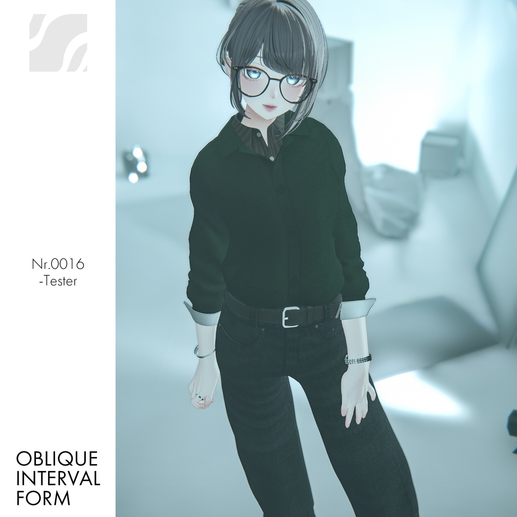 【複数アバター対応】Oblique Interval Form #0016