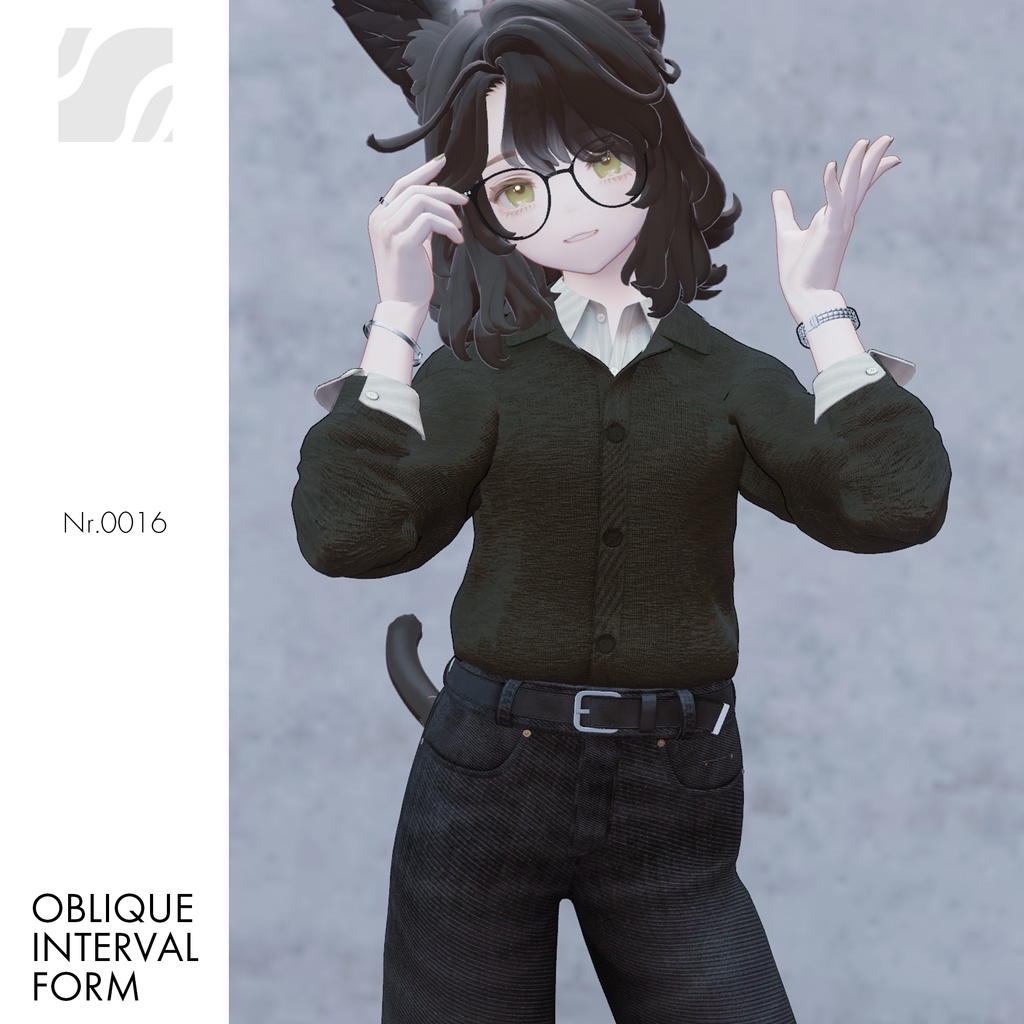 【複数アバター対応】Oblique Interval Form #0016