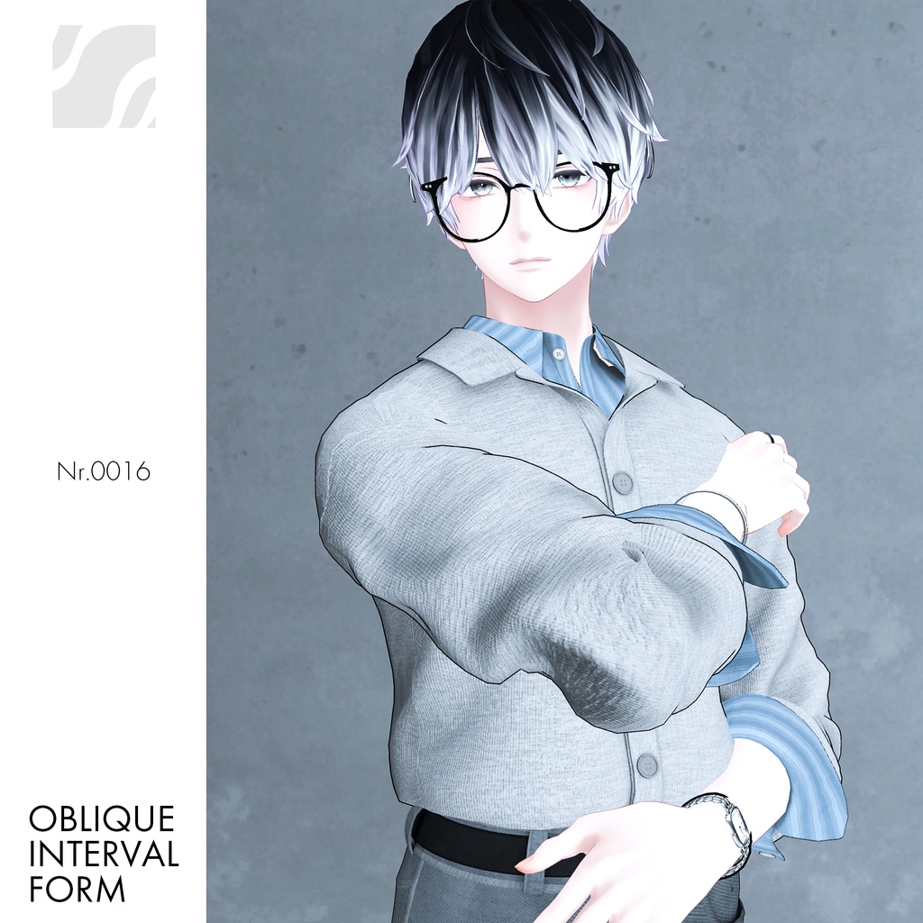 【複数アバター対応】Oblique Interval Form #0016