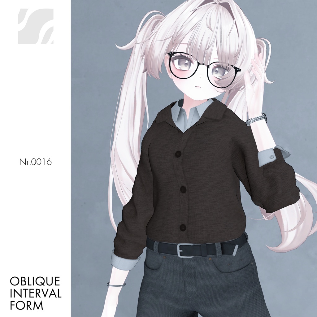 【複数アバター対応】Oblique Interval Form #0016