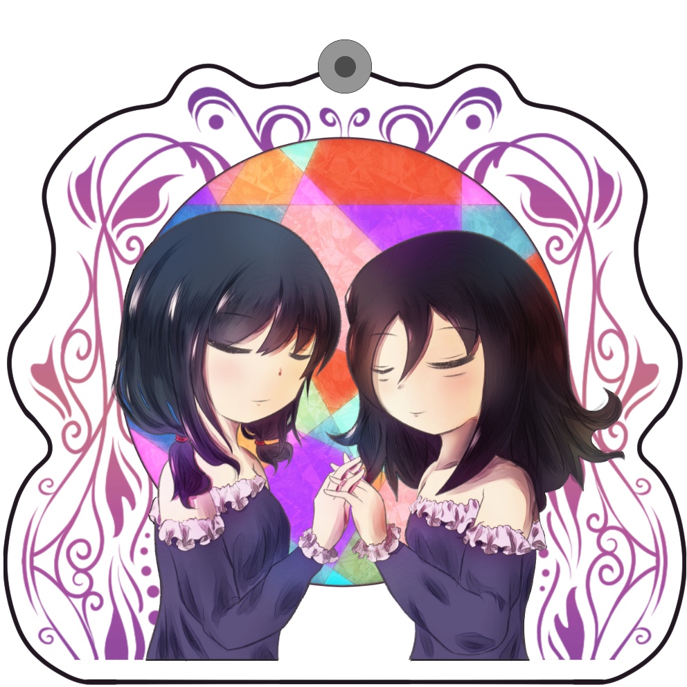 ゆりもこアクリルキーホルダー