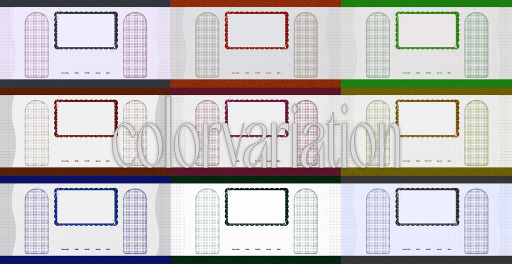 【無料】即卓!ココフォリア部屋素材集【9色/63点】