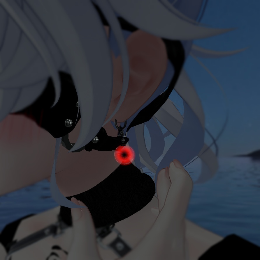 【MA対応】色彩自由・Bliss Crystal Earring【VRChat想定】