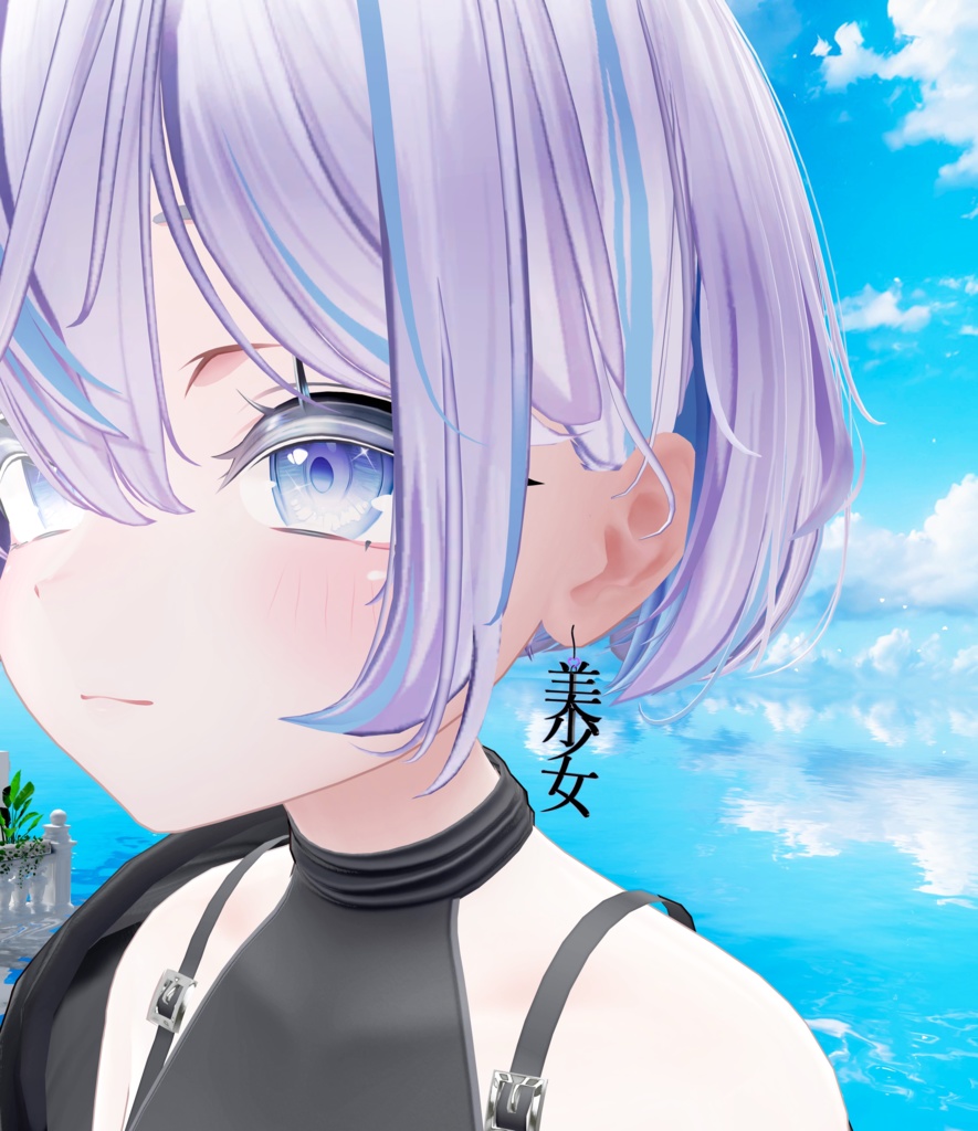 【VRChat想定】美少女ピアス【アクセサリー】