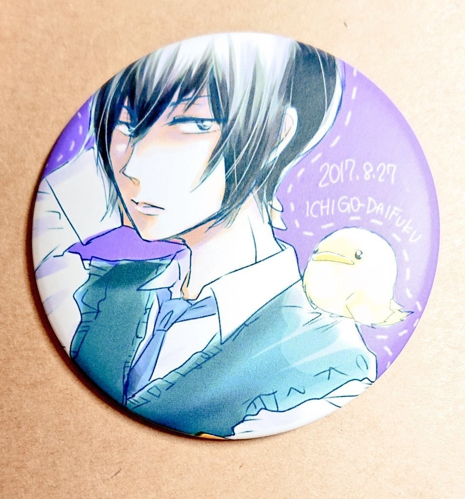 雲雀恭弥/沢田綱吉 缶バッジ