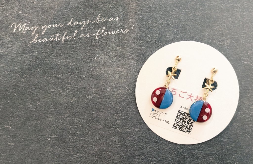 轟焦凍ヒロスモチーフイヤリング/ピアス