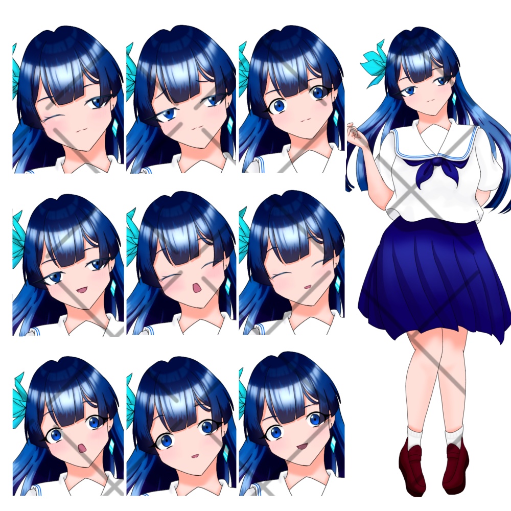 立ち絵素材1 学生