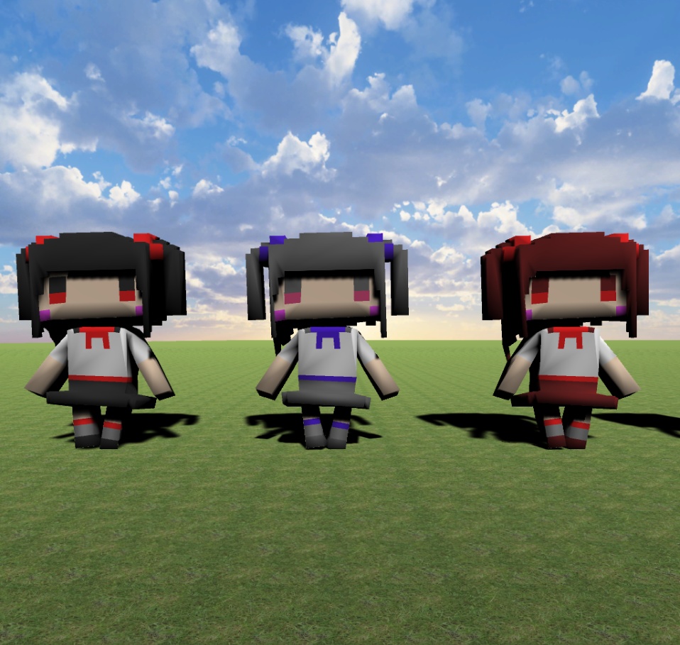 Voxcel Character ボクセルキャラクター 8×3種類