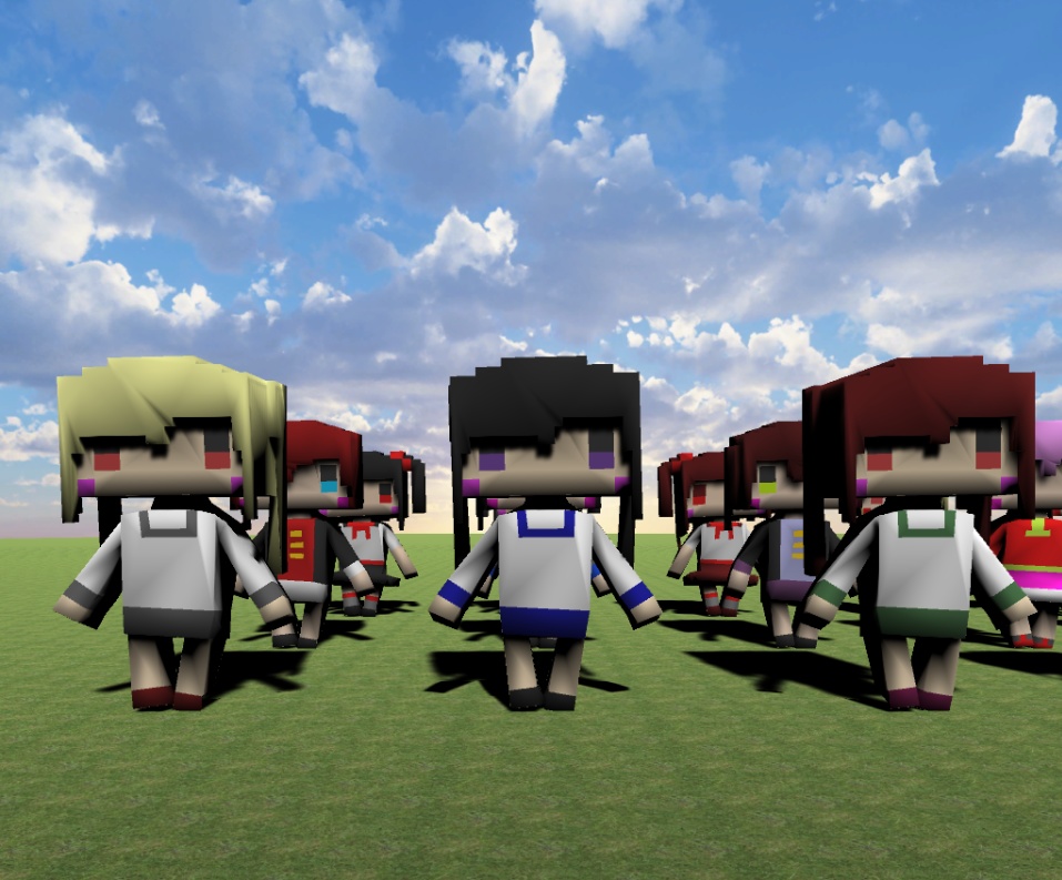 Voxcel Character ボクセルキャラクター 8×3種類