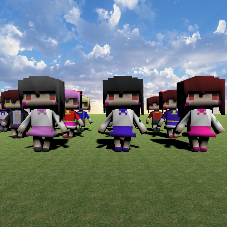 Voxcel Character ボクセルキャラクター 8×3種類