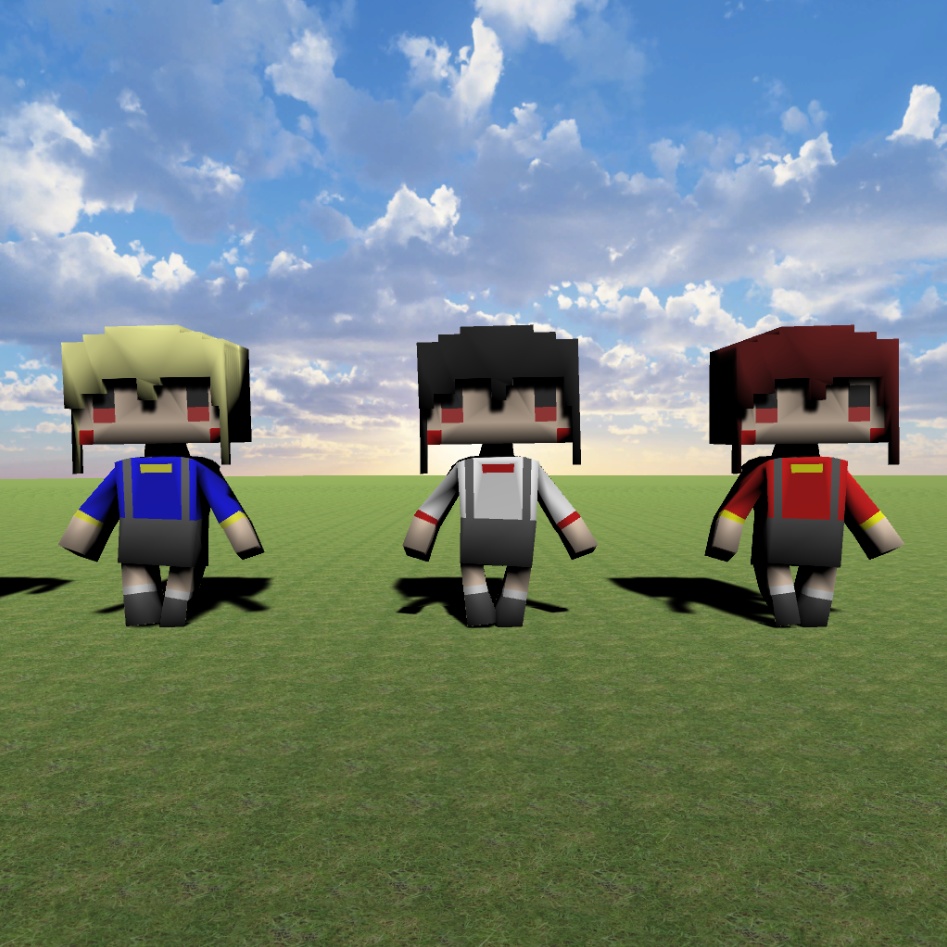 Voxcel Character ボクセルキャラクター 8×3種類