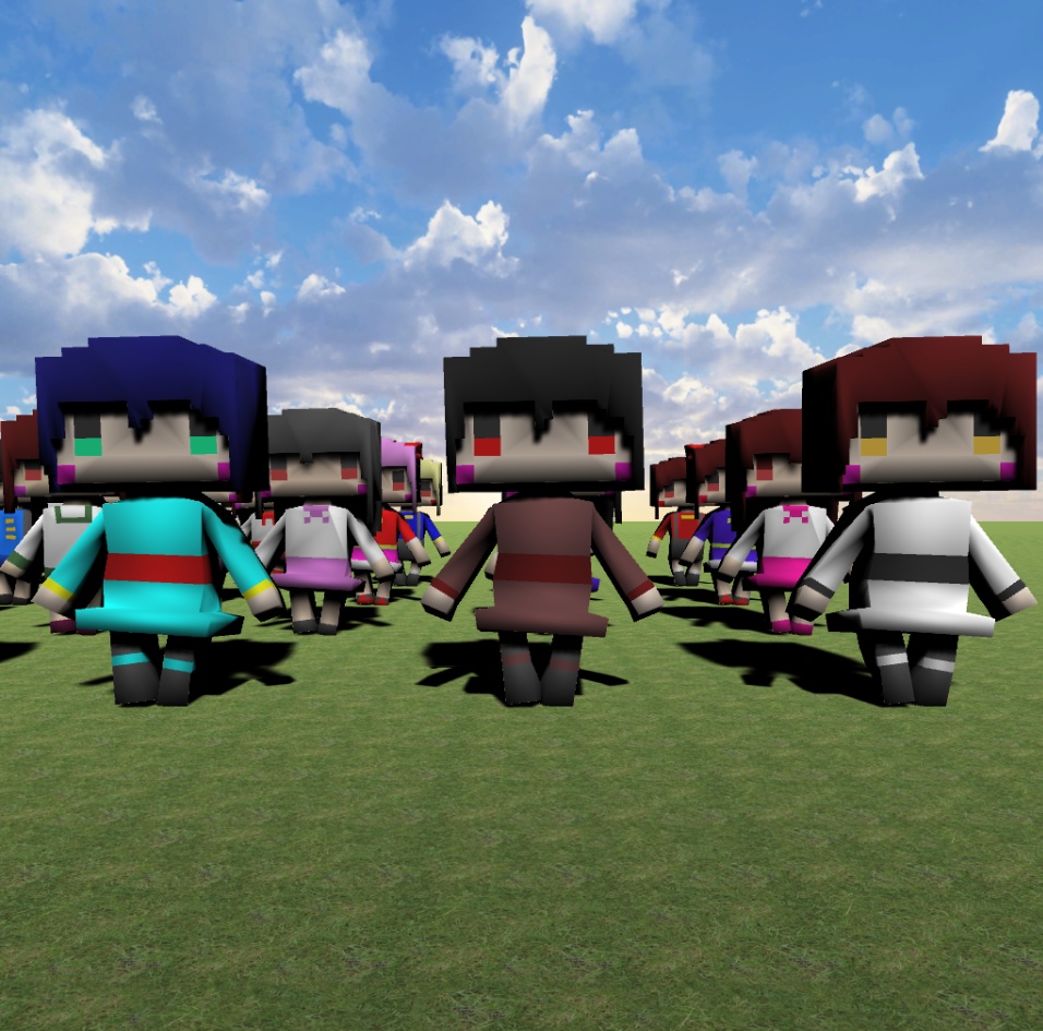 Voxcel Character ボクセルキャラクター 8×3種類