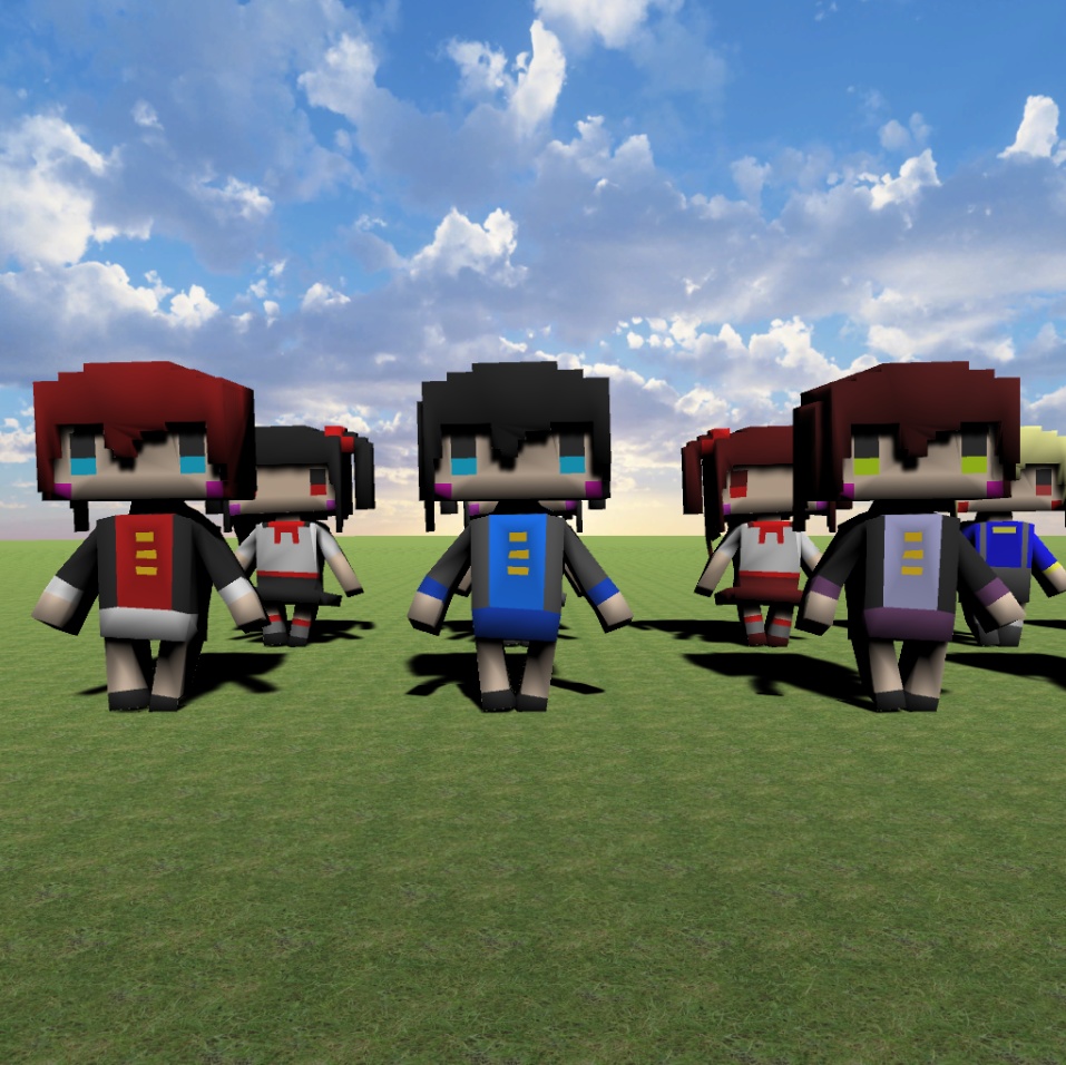 Voxcel Character ボクセルキャラクター 8×3種類