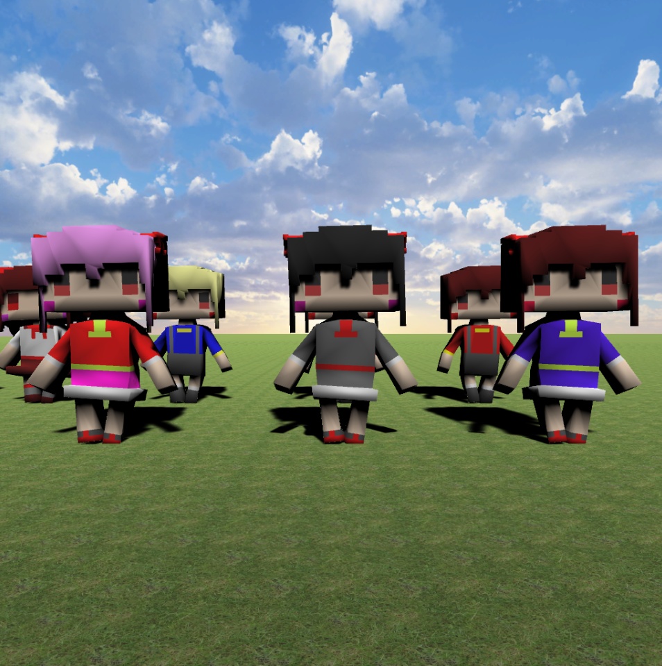 Voxcel Character ボクセルキャラクター 8×3種類