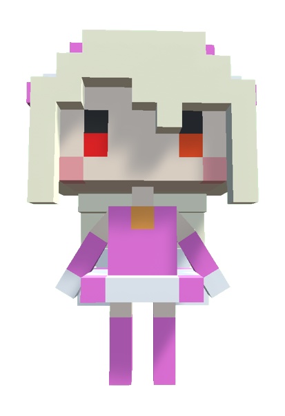 FGO3Dモデルボクセル--イリヤスフィール・フォン・アインツベルン