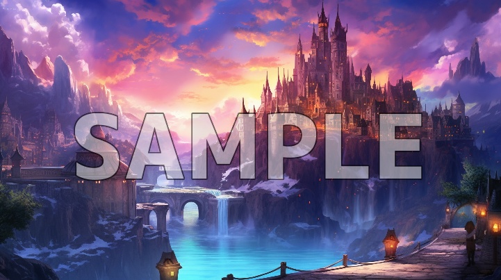 【期間限定90%オフ】背景素材-自然の城(40枚)