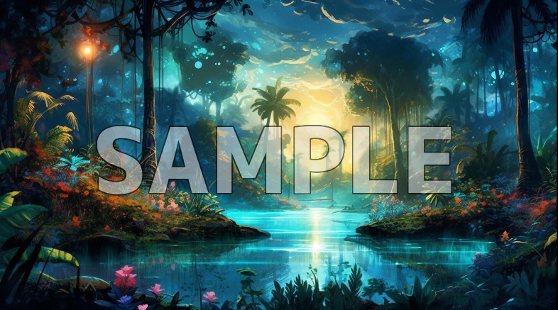 【期間限定90%オフ】背景素材-森、ジャングル(40枚)