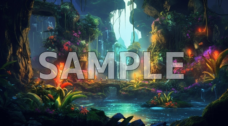 【期間限定90%オフ】背景素材-森、ジャングル(40枚)