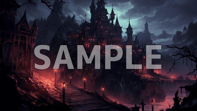 【期間限定90%オフ】背景素材-暗めの城(32枚)