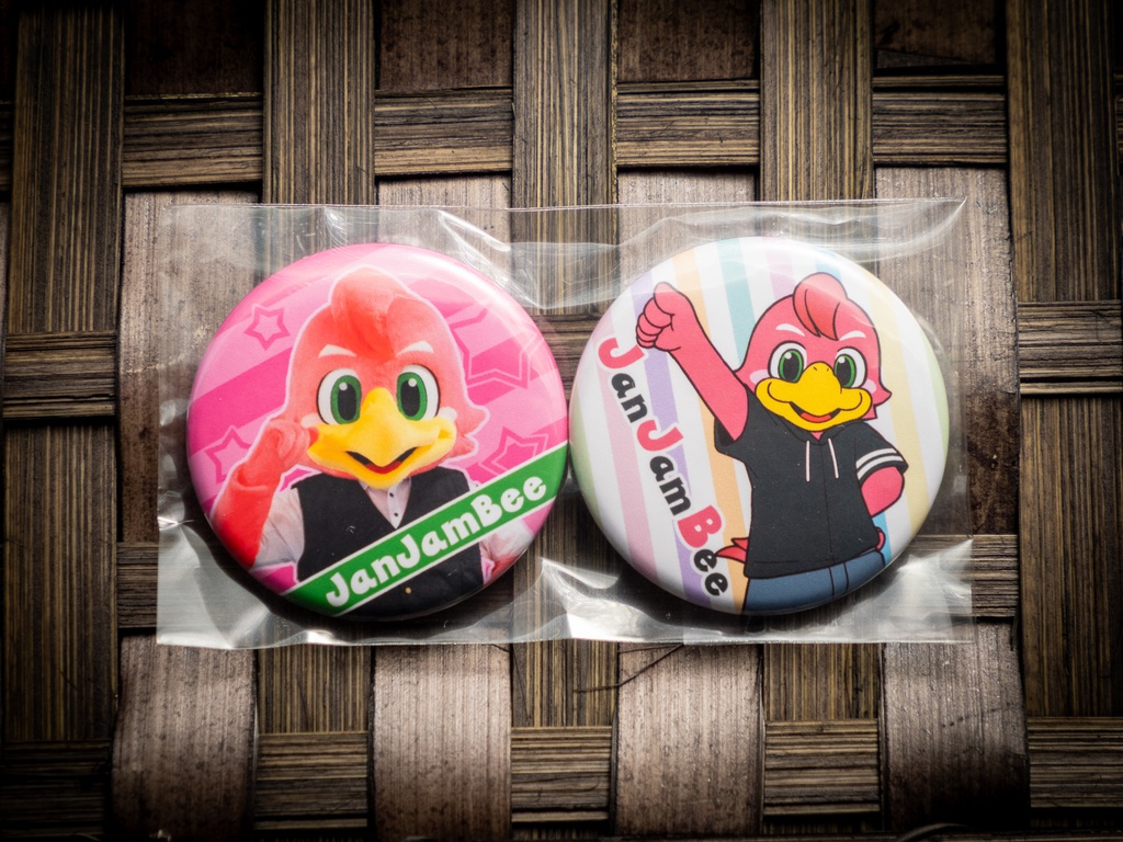 2ピース缶バッジA