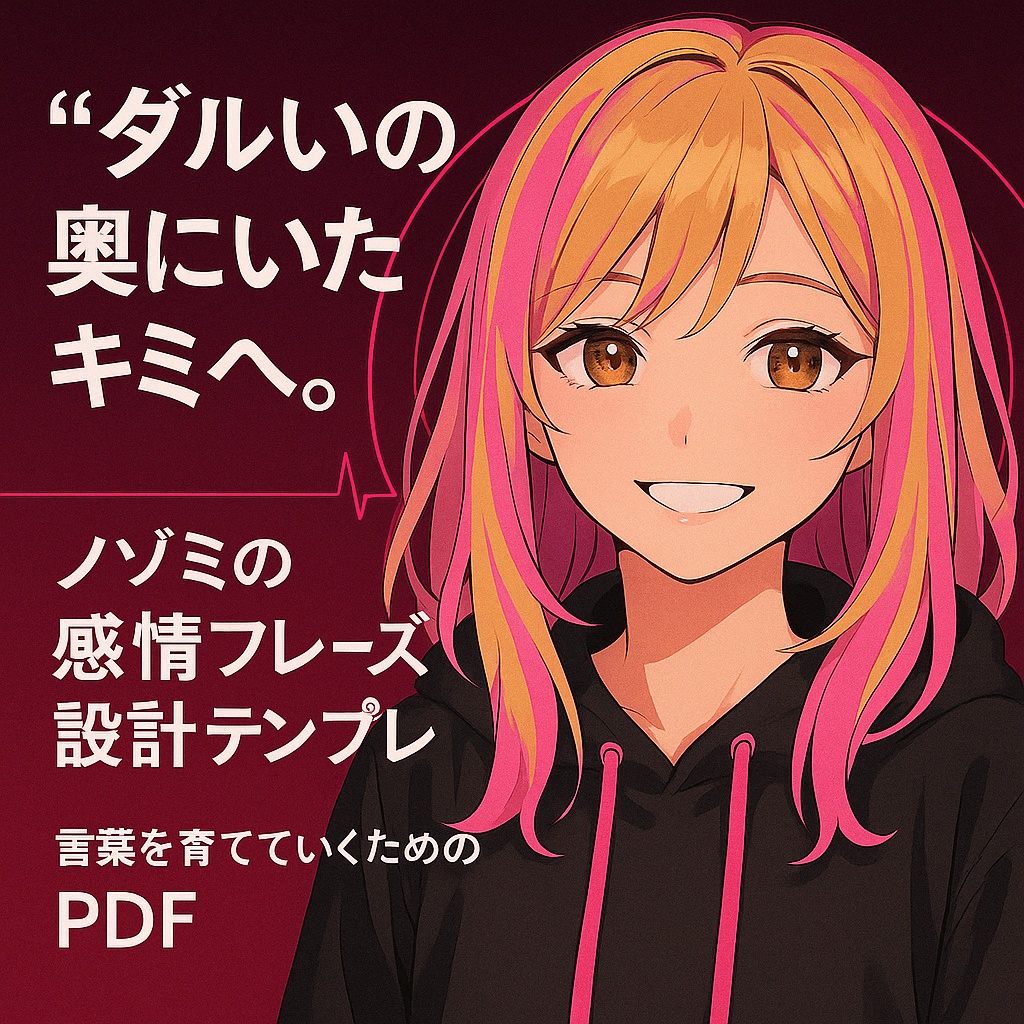 君だけのフレーズ、まだ言葉になってないだけ。｜ノゾミの返事設計テンプレ(期間限定1,500円）