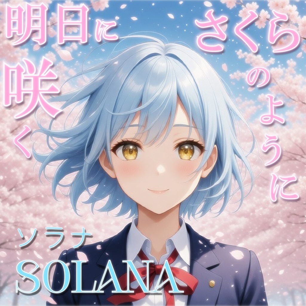 『明日に咲く、さくらのように』｜ 【無料版・MP3 / 有料版・WAV+Inst】 