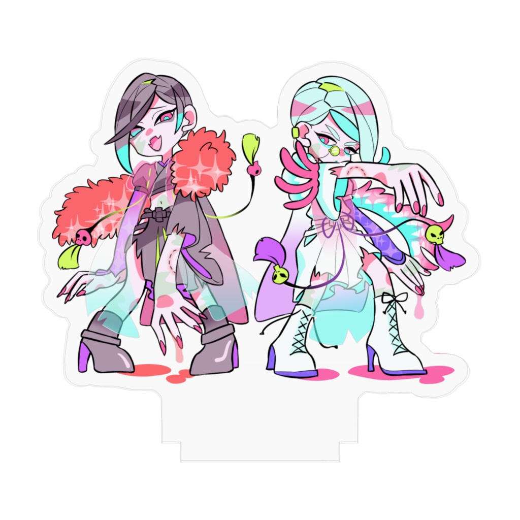 静形薙刀&巴形薙刀アクリルスタンド