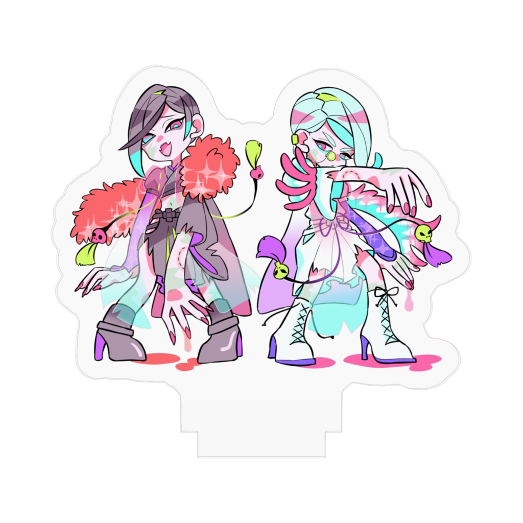 静形薙刀&巴形薙刀アクリルフィギュア