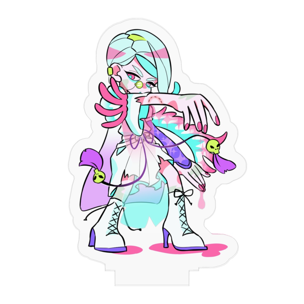 巴形薙刀アクリルフィギュア