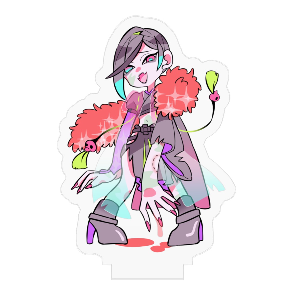 静形薙刀アクリルフィギュア