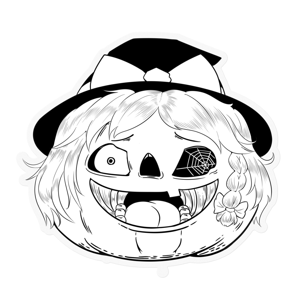 Marisa Jack-O-Lantern Sticker