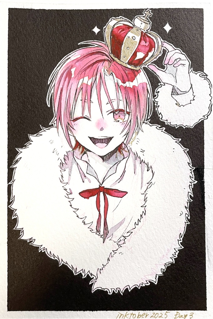 【ドローイング原画】王冠