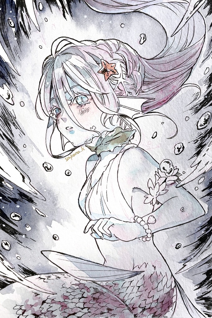 【ドローイング原画】ヒトデ