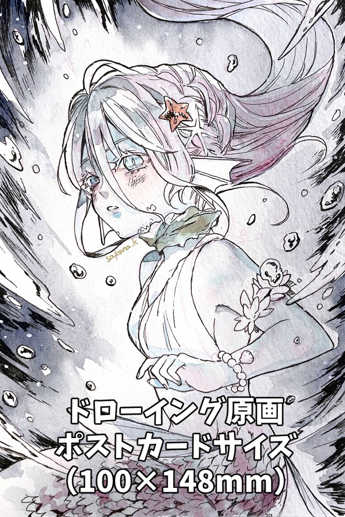 【ドローイング原画】ヒトデ