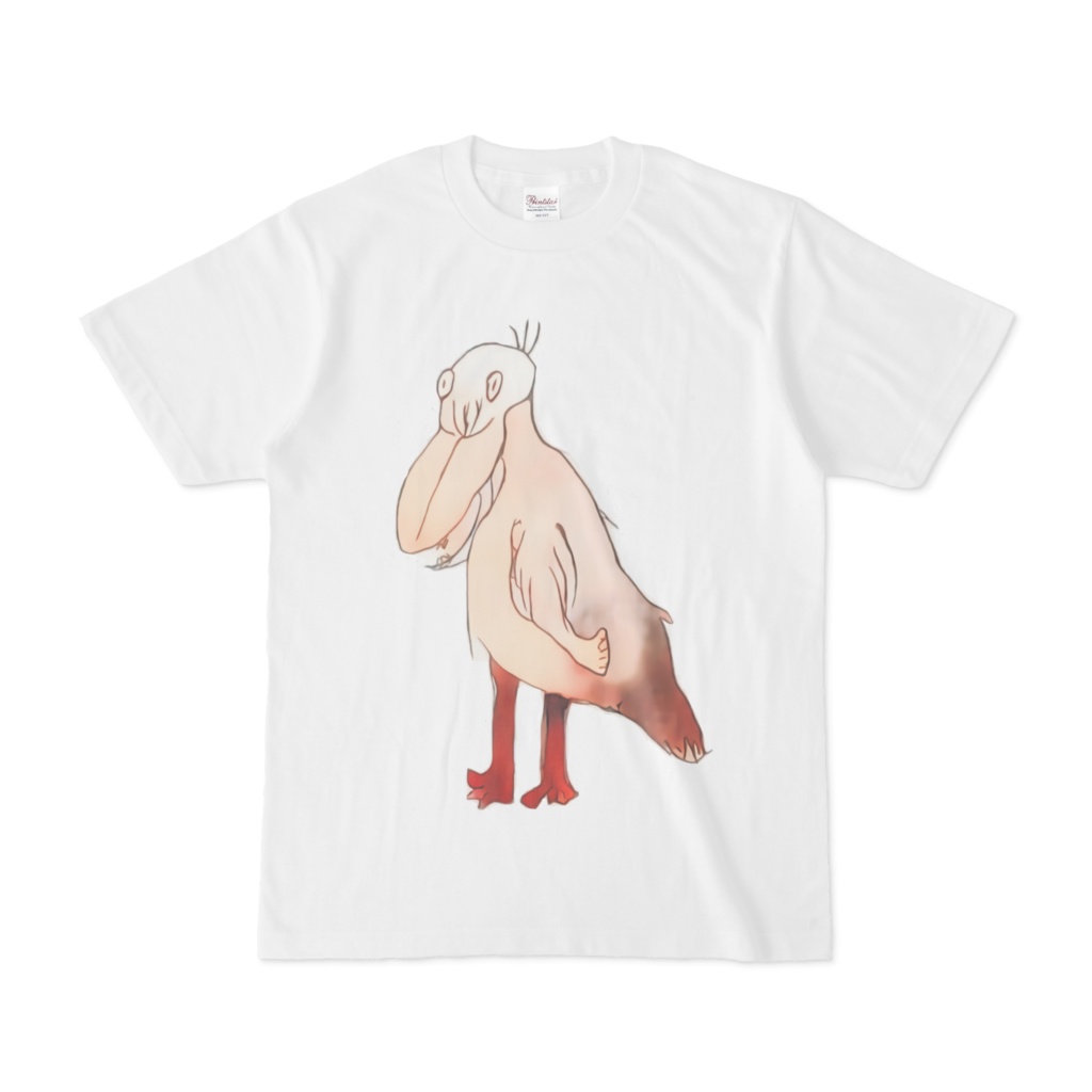 ハシビロコウＴシャツ(低解像度)