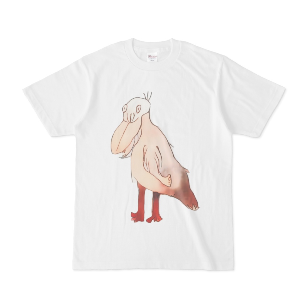 ハシビロコウTシャツ・Mk2