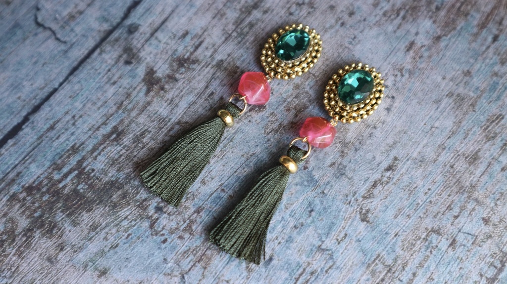 【JOJO】花京院イメージ＊イヤリング/ピアス