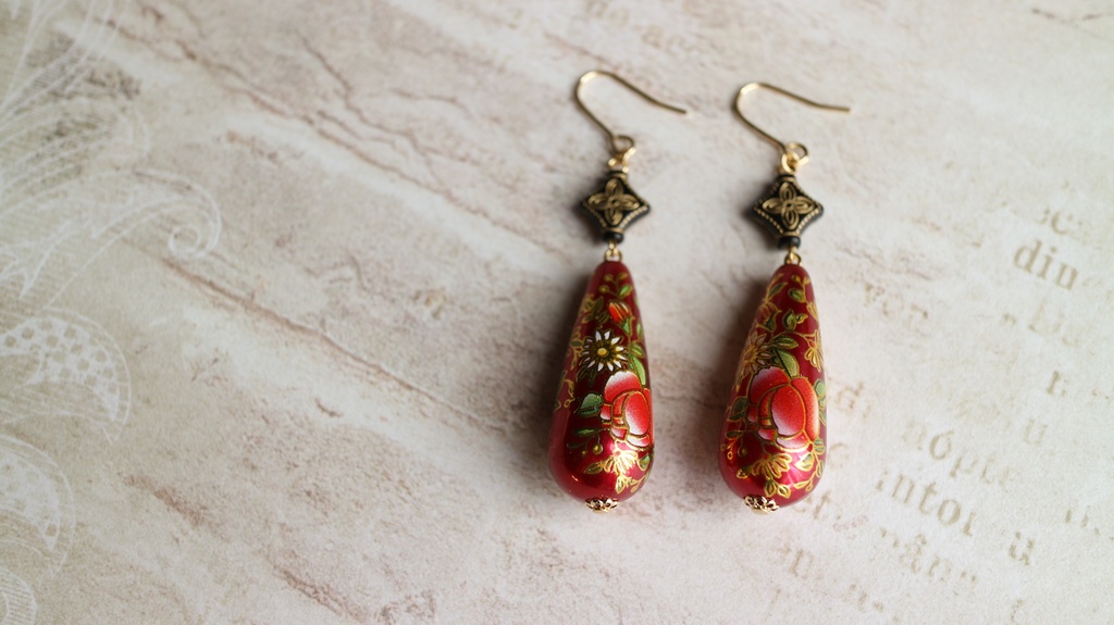 【FGO】李書文先生イメージ*イヤリング/ピアス