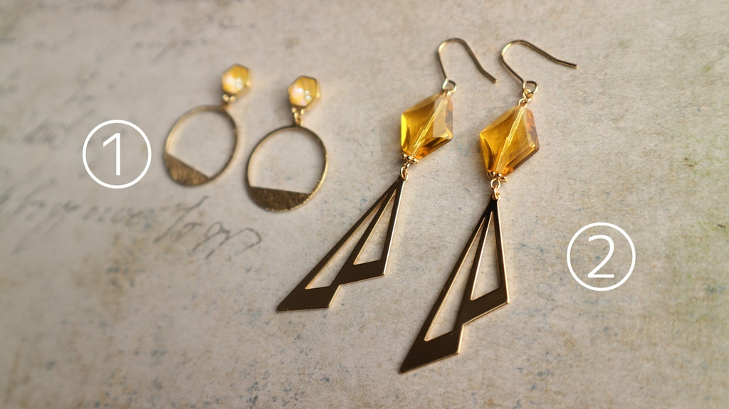 【鬼滅】善逸イメージ*イヤリング/ピアス