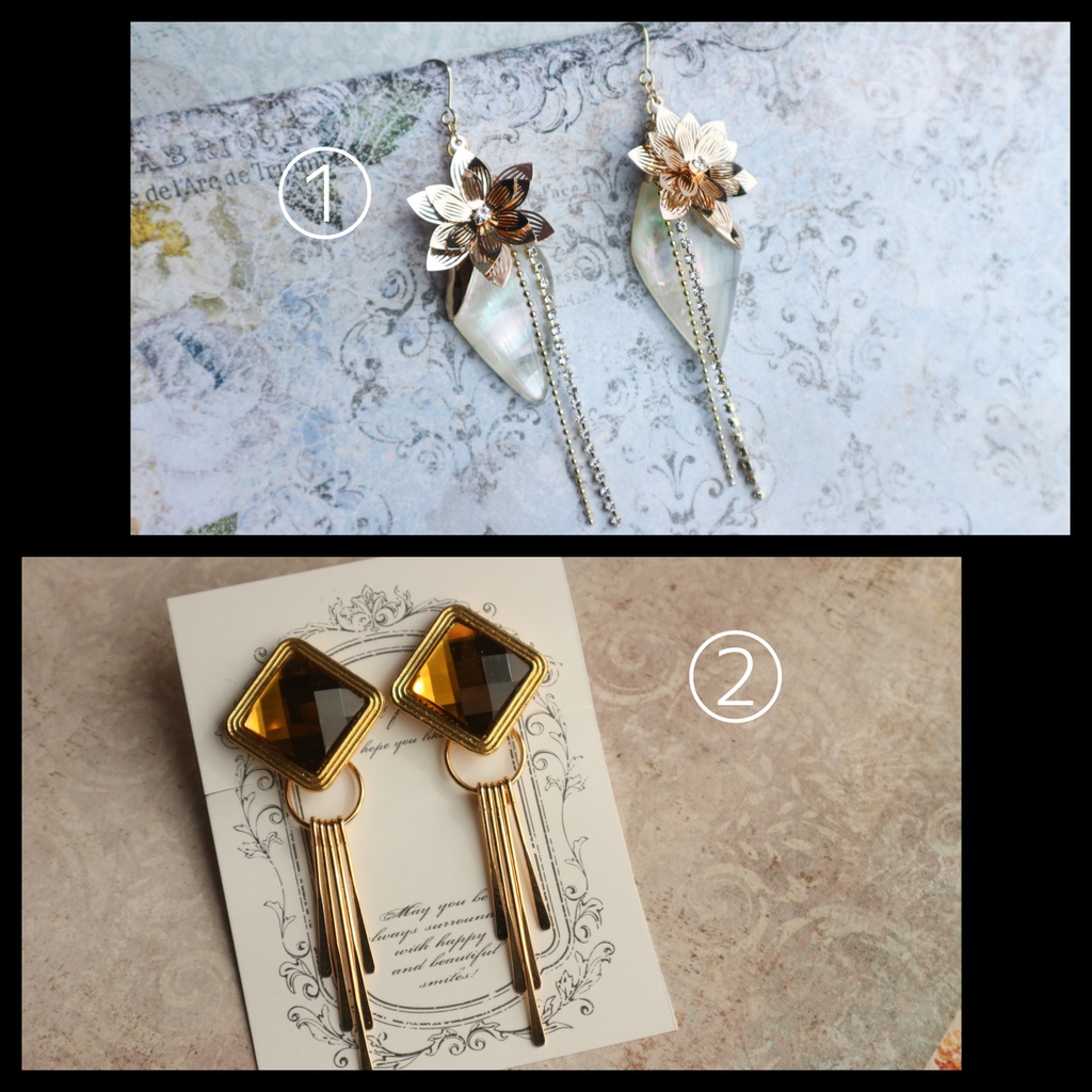 【twst】レオナさんイメージ*イヤリング/ピアス